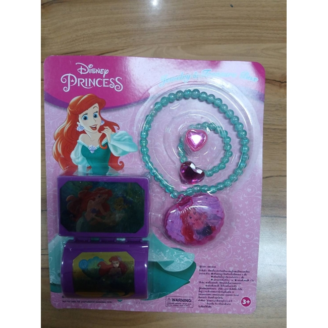 Disney Princess เจ้าหญิงแห่งท้องทะเล + สร้อยคอ สร้อยข้อมือ และกล่องสมบัติแอเรียล **รบกวนเลื่อนดูสภาพหนังสือก่อนการสั่งซื้อ**